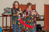 Joan & her grandaughter with dress